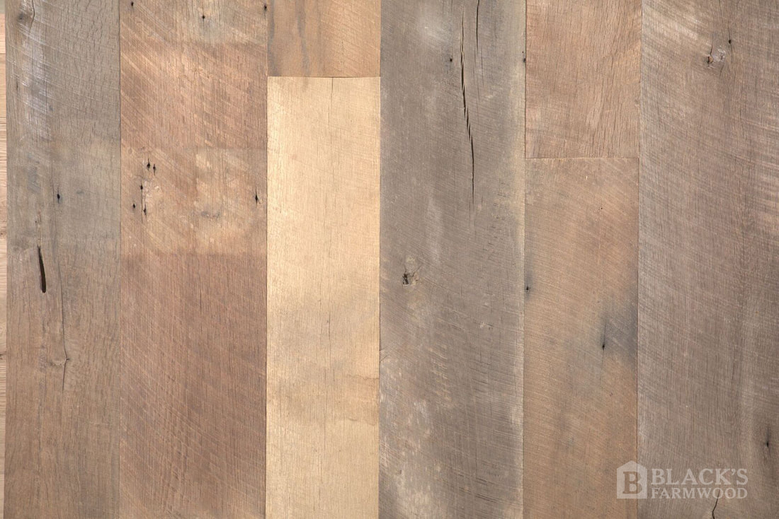 Rustic Reclaimed Wide Plank Wood Flooring