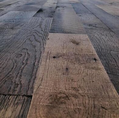 Reclaimed Wood Flooring Close Up