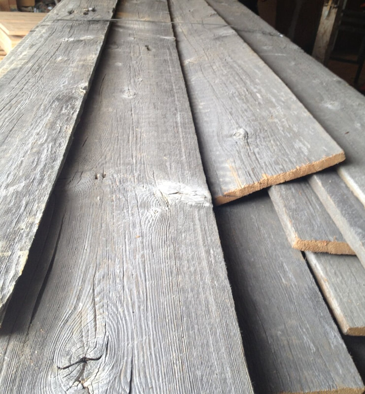 reclaimed antique  weathered grey barn wood siding
