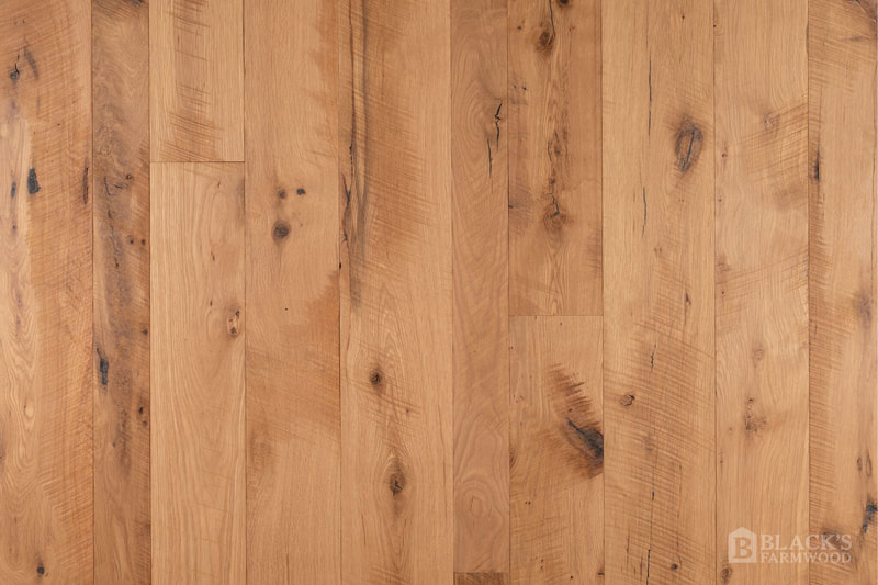 mountain oak wood flooring close up