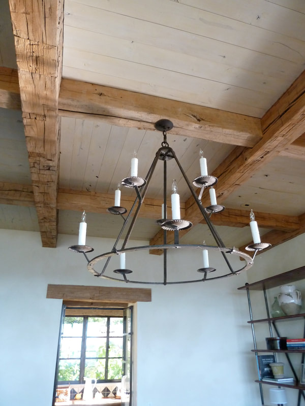 antique hand hewn beams ceiling st helena ca