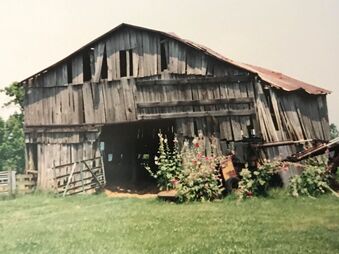 Black Family Antique Oak Barn