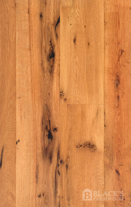 antique resawn oak reclaimed wood flooring close up